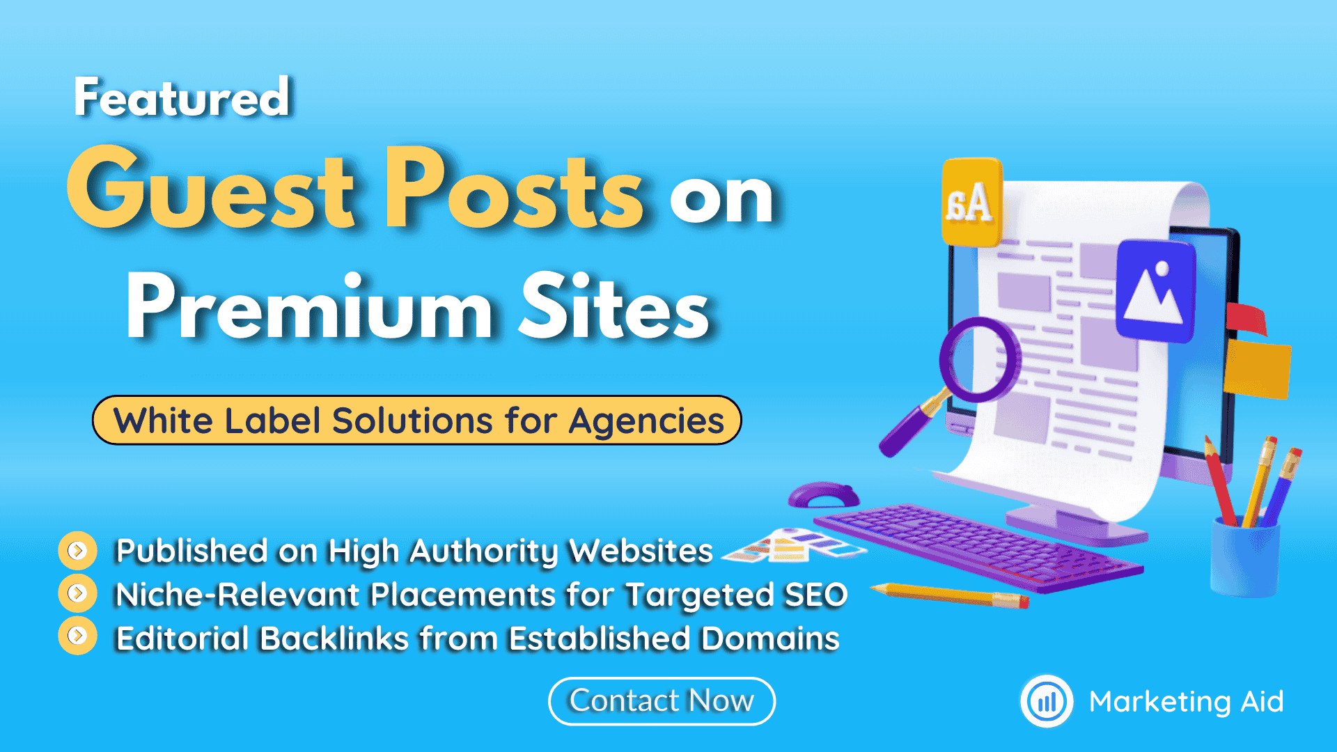 Marketing Aid white label guest post services